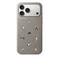 MONTIÉS Atelier Case — Court Club Silver — iPhone 18 Pro Max, Apple Silver. Conceptvisualisatie; fysieke MONTIÉS-hoesgeometrie nog niet bevestigd.